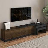 Inarch Nest Tv Sehpası – Modern Tasarım,2 Kapaklı Depolama Ve İkili Zigon Sehpa Ile Fonksiyonel Mobilya Beyaz