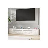 Inarch T008 Arya Işıklı Tv Sehpası Orma Mermer-beyaz Set Beyaz - Orma Mermer