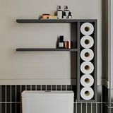 Inarch Tiny Duvar Rafı – Duvara Monte, Modern Tasarım, Antrasit
