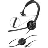 Inbertec C25M Mono Çağrı Merkezi Kulaklığı - Siyah