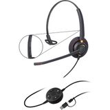 Inbertec UB805M Professional Mono Çağrı Merkezi Kulaklığı - Siyah