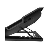INC-341FXS Ergonomik USB Sessiz 7"-17" Notebook Stand Soğutucu Gürültü Seviyesi 10 Dba 140 Mmlik Fan Ile Güçlü Hava Akımı 2 USB Girişi Isı Yayılımıyla Yüksek Performans Güç Girişi 075 W - Option-1 - 001-Renkli