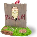 Inc Shining Gnome Garden Gnome - Açık Alanlar Için Komik Bahçe Cüceleri - Hava Koşullarına Da
