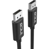 Inca DisplayPort - DisplayPort 4K@60Hz Kablo 2 m, Oksijensiz Saf Bakır, Dayanıklı PVC Kaplama ile Uzun Süreli