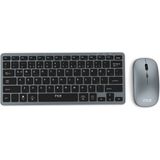 Inca IBK-572BT Dual Mod Bluetooth + 2.4g Rechargeable Smart Keyboard Mouse Set - Siyah