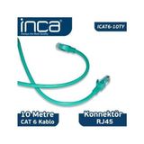 Inca ICAT6-10TY 10 Mt Network Kablosu