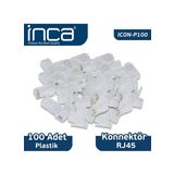 Inca Icon-p100 Icon-p100 Inca Rj-45 100 Adet Plastik Konnektör
