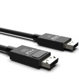 Inca IDPD-30 DisplayPort To DisplayPort 8K (7680 X 4320) @60 Hz Kablo 2m - Siyah, Tüm Displayport Cihazlarla Uyumlu, Yüksek Yenileme Hızı,Net ve Pürüzsüz Görüntü
