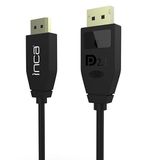 Inca Idpd-40 Displayport to Displayport 2.1 16K @60Hz (15360x8460 ) 8k@120Hz 4K@240Hz 54 Gbps Kablo-1.2 Metre