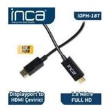 Inca IDPH-18T Displayport To Hdmı Kablo 1.8mt 250.20.30.0023