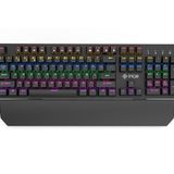 INCA IKG-445T PHALDOR RGB MECHANICAL GAMING KEYBORD, Blue Switch Mekanik Klavye,106 Tuş, 22 Farklı Led Aydınlatma Modu,50 Milyon Tuş Ömrü,Çıkarılabilir Bilek Desteği