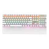 INCA IKG-456 EMPOUSA BLUE SWITCH RGB KABLOLU MEKANIK GAMING KLAVYE-BEYAZ
