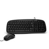 INCA IMK-384T Q/USB WIRED MULTIMEDIA Q KEYBOARD & MOUSE SET, 20 Adet Multimedya tuşu, Ergonomik Ve Dayanıklı Malzeme, Lazer Silinmez 112 Adet Tuş,Ayarlanabilir Yatırma Açısı