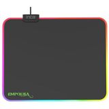 Inca Imp-024T Empousa Rgb 7 Led Medıum Mousepad (320X270x3mm),12 Farklı Değişebilen Dokunmatik Işık Efekti,Hızlı Kayan Yüzey, Kaymaz Kauçuk