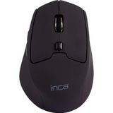 Inca-Inca IWM-237R 600-1600DPI 4 Level Silent Mouse(Sessiz) Ergonomik Dizayn, Dokunuş Hissi 800 1600 Dpı Optik Çözünürlük 2.4ghz Nano Alıcı, Mouse Içine Yerleştirilebilir - standart
