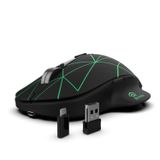 Inca-INCA IWM-551 Rechargeable 4 Led illuminated Silent Wireless Mouse (Sessiz) Micro Usb kablo USB+ Type C desteği çift alıcı 2.4GHz Kablosuz Fare DPI 800 1200 1600 400mAh
