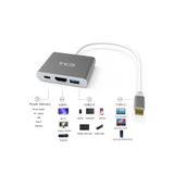 Inca Itpc-04tx Type-c Hub Hdmı 4k 30hz Usb3.0+pd100w Akım Ve Voltaj Korumalı Alüminyum Çoklayıcı