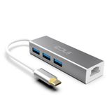 Inca ITPC-3T Type-C Girişli 4 Port USB 3.0 Ethernet RJ45 Çoklayıcı Hub