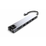 Inca Itpc-7T Type-C Giriş 2Xtype-C Çoklayıcı Rj-45 Hdmı 4K@30 Usb 3.0 Çoklayıcı Micro Sd Kart Okuyucu