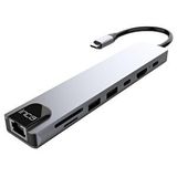 Inca ITPC-7T Type-C Girişli 8 Port 4K Dönüştürücü Hub