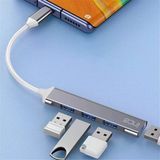 Inca Iusb-04T Type-C Grişli 4Port Usb Hub 3X2.0 Usb Çıkış 3.0 Usb Çıkış 5 Gbps (Kdo)