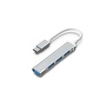 Inca Iusb-04Tx Type-C Hub X 4 Port Usb 3.0 +3*Usb 2.0 Çoklayıcı Slim Aluminyum Kasa