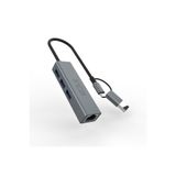 Inca Iutp-03t Usb3.0+tip-c Gigabit Rj45+3 Usb3.0 Çevirici Giriş:tip-a+tip-c Çıkış:eternet+3 Tip-a