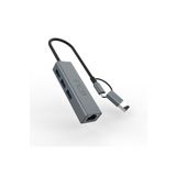 Inca IUTP-03TX USB HubX3 USB 3.0 10 Gbps+Ethernet RJ45 1000Mbps Çoklayıcı Aluminyum Kasa