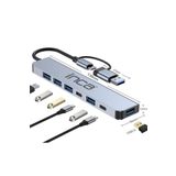 Inca Iutp-7t Usb+type-c Girişli Usb 3.0+4x Usb 2.0 Type-c 5v 2x Type-c 100w Çoklayıcı