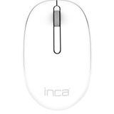 Inca IWM-241RB Beyaz Candy Design 3D Optic Kablosuz Mouse