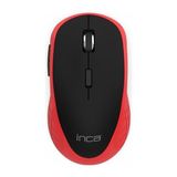 Inca IWM-391T Nano Alıcılı Kablosuz 1600DPI Siyah-Turuncu Mouse - Renkli
