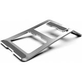 Inca Katlanabilir Notebook Stand Alüminyum Modern Tasarım Laptop Standı INC-121S Unique - 232,5*214*68 mm - Gri