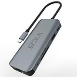 Inca Usb-C + Hdmi 4K 60Hz+Ethernet Rj45 1000Mbps+2 X Usb3.0 +Pd100W+Sd +Tf3.0 Data Çoklayıcı