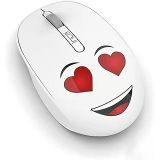 INCA WENNY IWM-245BT DESİNG 3D WİRELESS MOUSE- BEYAZ, Sevimli Emoji Karakterli,2.4 GHz Nano USB,Ergonomik Zarif Kullanım Şekli, Konforlu Dokunuş Hissi,1200 Dpi, 10M Çekim Mesafesi,Uyku Modu