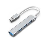 Inca X4 Port Usb 3.0 +3*Usb 2.0 Çoklayıcı Type-C Hub - Slim Aluminyum Kasa Çoğaltıcı