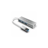 Inca X4 Usb 3.0 + Ethernet Rj45 (10/100/1000) Çoklayıcı Usb Hub - Aluminyum Kasa Çoğaltıcı