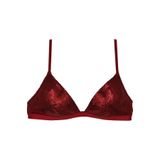 İnce Askılı Payetli Üçgen Bralet Sütyen