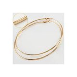 İnce Boru Metal Halka Küpe 8-9-10 Cm