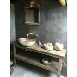 İnce Çizgi Inceçizgi Ahşap Lavabo Tezgahı Banyo Dolabı