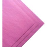 Ince Keçe Kumaş 1 Metre 100X100 cm Renkli Aktivite ve Parti Için Metrelik Yumuşak Keçeler - 007 - Gül Pembe