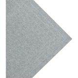 Ince Keçe Kumaş 1 Metre 100X100 cm Renkli Aktivite ve Parti Için Metrelik Yumuşak Keçeler - Açık Gri