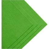 Ince Keçe Kumaş 1 Metre 100X100 cm Renkli Aktivite ve Parti Için Metrelik Yumuşak Keçeler - Açık Yeşil