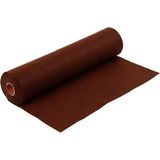 Ince Keçe Kumaş 1 Metre 100X100 cm Renkli Aktivite ve Parti Için Metrelik Yumuşak Keçeler - Kahverengi