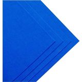 Ince Keçe Kumaş 1 Metre 100X100 cm Renkli Aktivite ve Parti Için Metrelik Yumuşak Keçeler - Saks Mavi