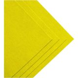 Ince Keçe Kumaş 1 Metre 100X100 cm Renkli Aktivite ve Parti Için Metrelik Yumuşak Keçeler - Sarı