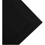 Ince Keçe Kumaş 1 Metre 100X100 cm Renkli Aktivite ve Parti Için Metrelik Yumuşak Keçeler - Siyah