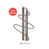 İnce Mikrofiber Fırça Uçlu, Sabitlenen Eyeliner CLIO Superproof Brush Liner Kill Ash (002 Ash Brown)