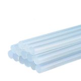 İnce Mum Silikon Çubuk 7.5 mm x 150 mm (15 Adet) | Şeffaf Sıcak Silikon Mum | Sıcak Silikon Tabancası İçin Uyumlu Yapıştırıcı Çubuklar