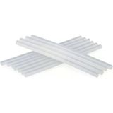 İnce Mum Silikon Çubuk 7.5 mm x 150 mm (20 Adet) | Şeffaf Sıcak Silikon Mum | Sıcak Silikon Tabancası İçin Uyumlu Yapıştırıcı Çubuklar
