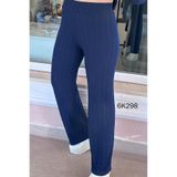 İnce Topuk Beli Lastikli Veronica Triko Pantolon 6k298